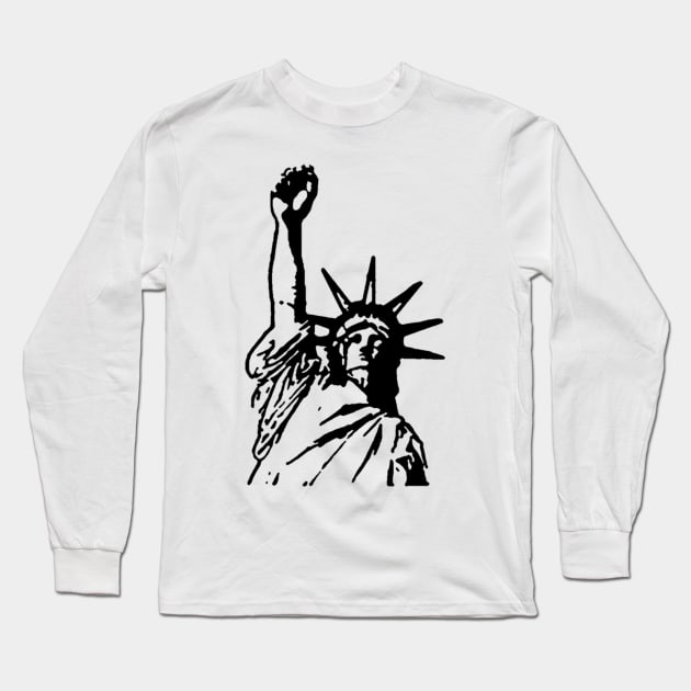 Liberty Fist Long Sleeve T-Shirt by standardeagle